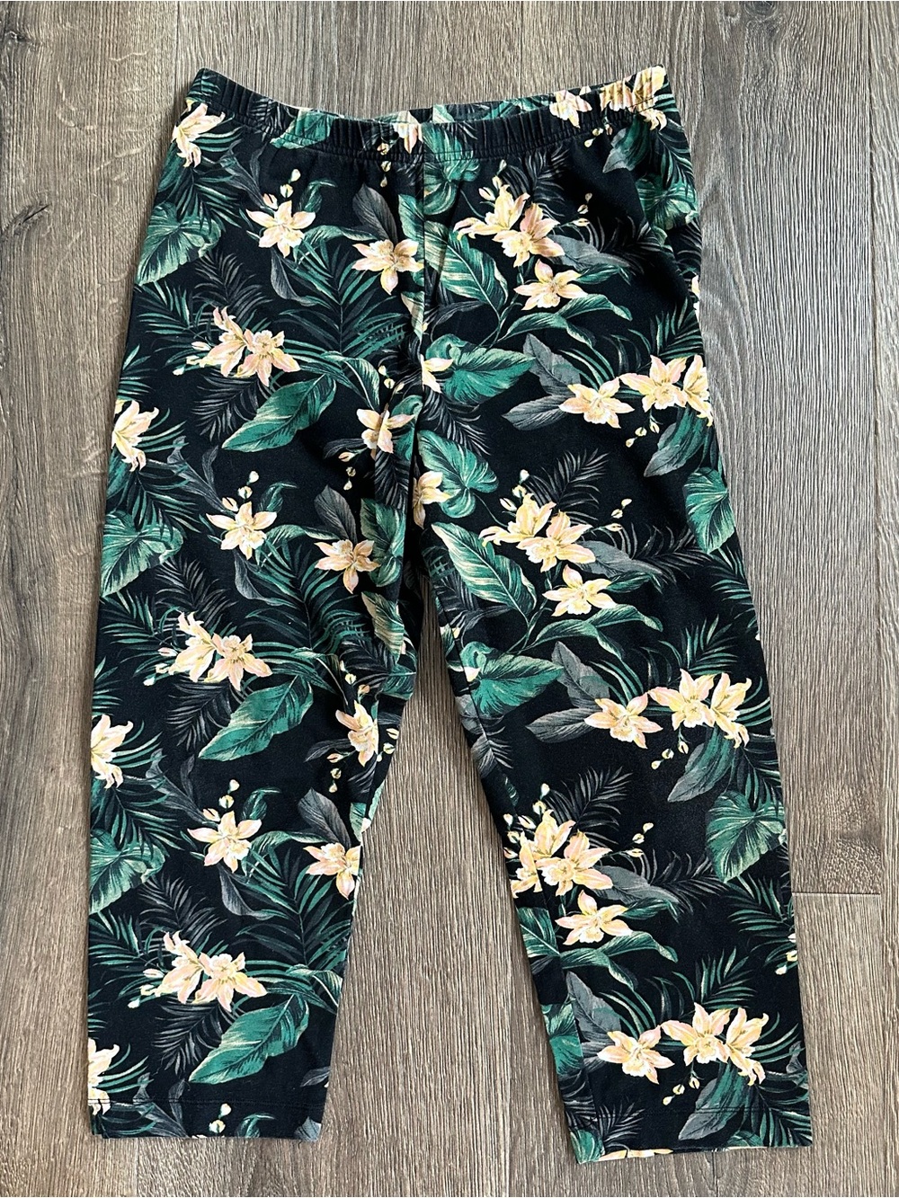 Old Navy High-Waisted Printed Cropped Leggings Size Large